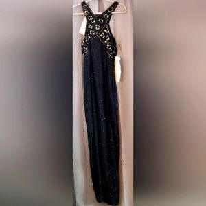 Handbeaded NWT Stenay Silk Full Length Gown  #5229